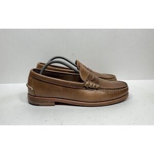 Rancourt & Co Mens Size 9.5 D Brown Leather Penny Loafers Dress Shoes 4401